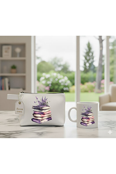 Boom town Υφασμάτινη τσάντα μακιγιάζ, Σετ κούπες 2 τεμαχίων