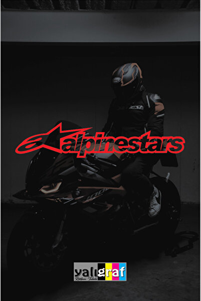 Yalıgraf Reklam Tabela Alpinestars Motorcycle Sticker - Motor Sticker with Ho...