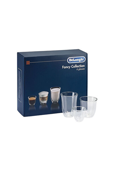 DELONGHİ De'Longhi glass set - 2 espresso, 2 cappuccino, 2 latte