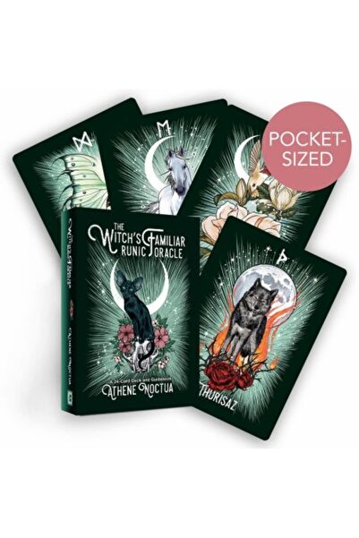 Hay House Witch's Familiar Runic Oracle: A 24-Card Deck and Guidebook (Athene Noctua Deck)