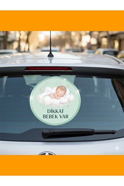 izmirdenet Dikkat Bebek var Dikkat Arabada Bebek var Etiketi M8