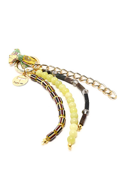 Derimod Women's Green Beaded Metal Charm 000A2D470614