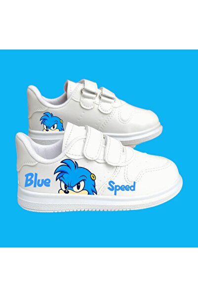 archiepet Άνετη σόλα, ελαφριά, εύκαμπτη ταινία Velcro, μπλε παιδικά παπούτσια...