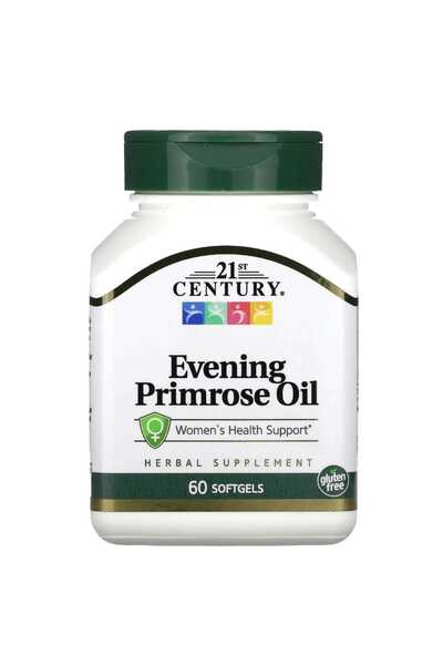 21century Evening Primrose Oil 500mg, for women's health support, 60 softgels (500mg)