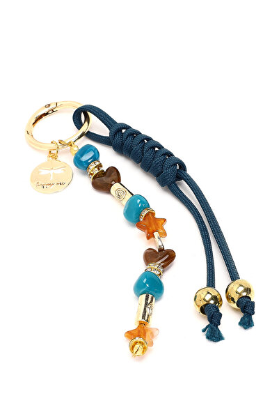 Derimod Women's Blue Beaded Metal Charm 000A2D470014