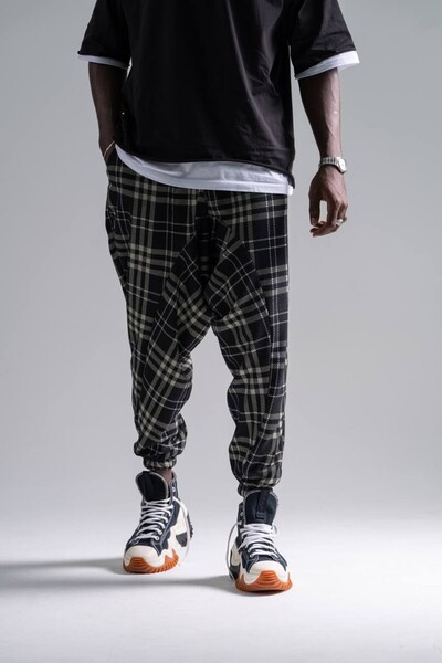 FıttingRoom بنطلون شالوار منقوش بخصر مطاطي