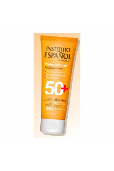 Instituto Español Cremă de protecție solară pentru față cu Aloe Vera SPF50 75ml