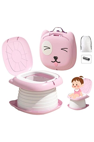 Hype Store MooieBaby's Potty Katlanabilir Çocuk Tuvaleti, Çok Fonksiyonlu Taş...