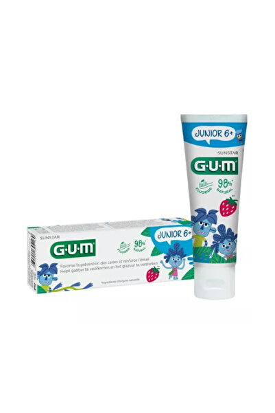 GUM Pastă de dinți Junior cu căpșuni 50ml