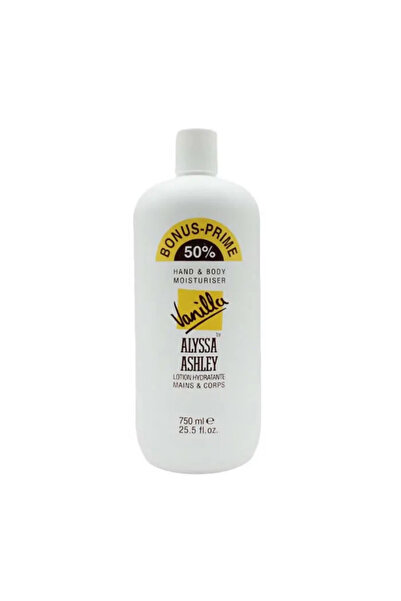 Alyssa Ashley Cremă hidratantă pentru mâini și corp cu vanilie 750 ml