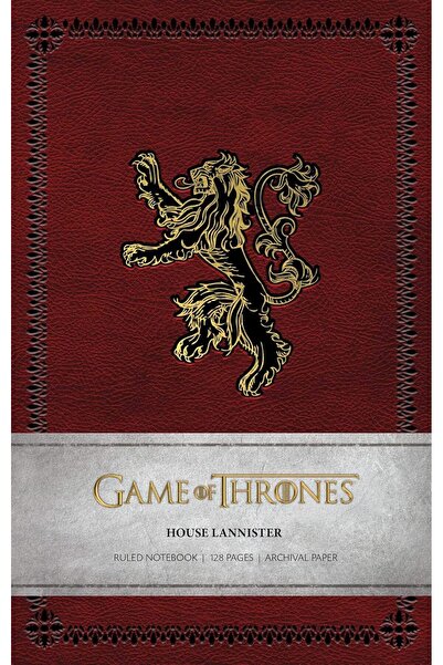 Hype Store Game of Thrones: House Lannister Ruled Notebook