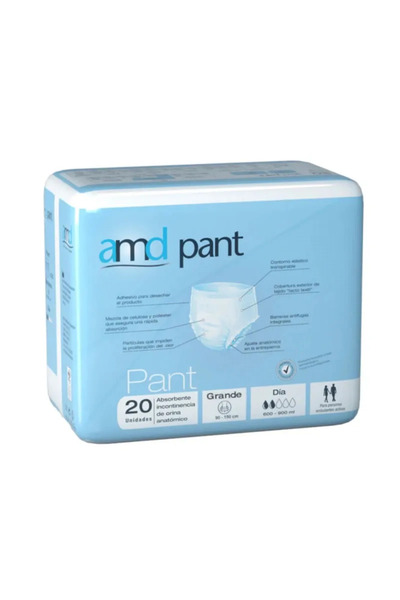 Amd Absorbent Day Pant Panty Liner Large Size 40U