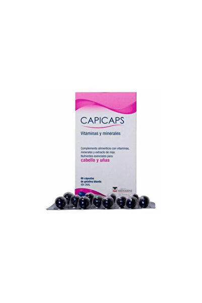 Menarini Capicaps Cabello y Uñas 60 Capsulas