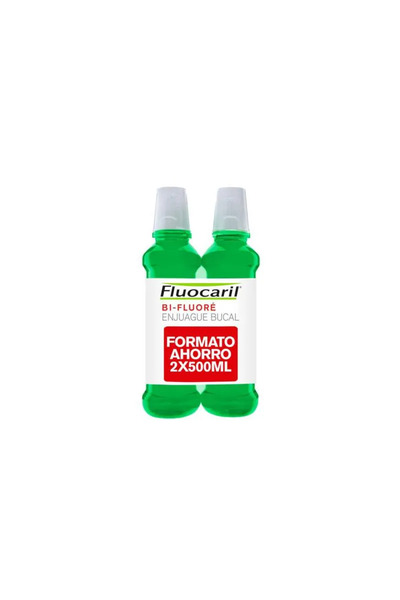 Fluocaril Apă de gură Bi Fluore 2x500ml Duo