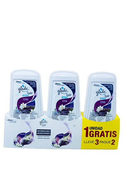 Glade Amb Absor Lavanda 3x2