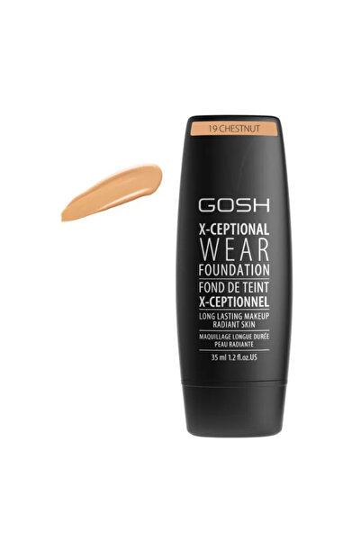 GOSH Fond de ten X-Ceptional Wear Machiaj de lungă durată 19 Castaniu 35ml