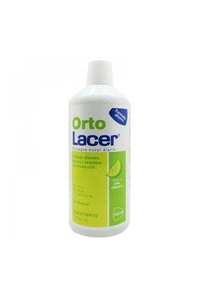 Lacer Apă de gură Ortolacer Lime proaspătă 1L