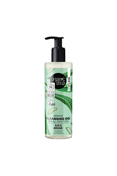 organic shop Aloe Gel Limpiador Corporal Todo Tipo De Pieles 200ml