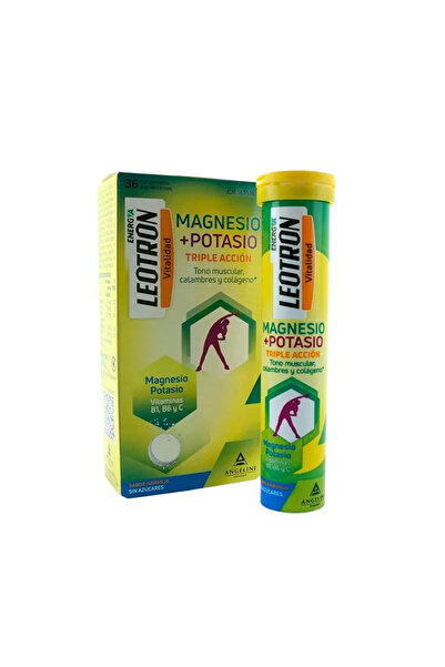 Leotron Vitality Magneziu + Potasiu 36 de comprimate sfervescente