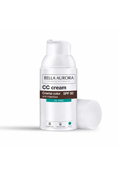 Bella Aurora CC Cream Anti-Blemish Oil Free Spf50 30ml