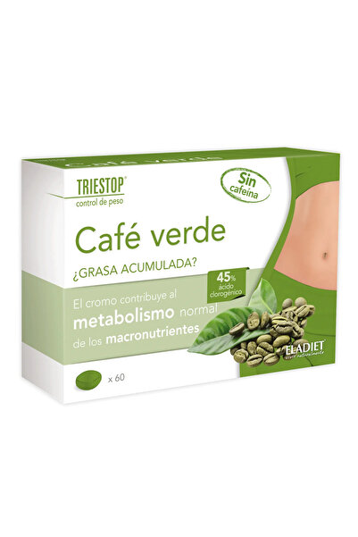 Eladiet Triestop Cafe Verde Sin Cafeina 60 Comp