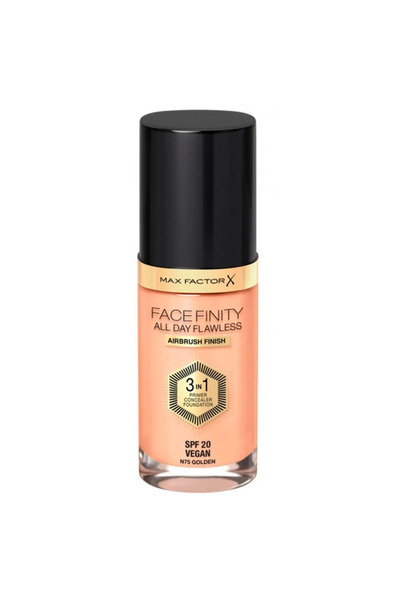 Max Factor Facefinity 3in1 Primer, Concealer y Foundation 75-Golden 30ml