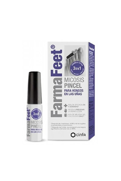 Cinfa FarmaFeet Perie pentru Ciuperca Unghiilor Formula Micoză 3 în 1 14ml