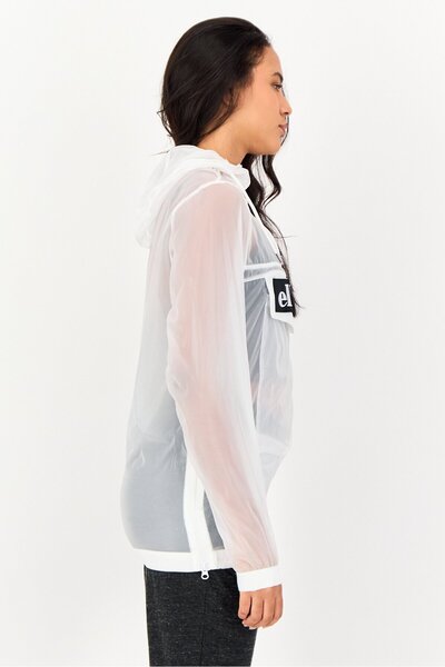 Ellesse Women Sportswear Fit Long Sleeve Outdoor Jacket, White