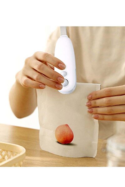 Generic Mini Bag Sealer Handheld Heat Sealer Rechargeable 2-in-1 with Hidden Cutter