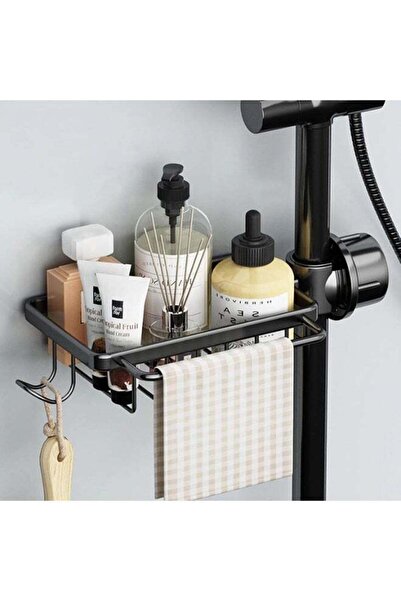 Yelajoy Faucet Holder with Drain Tray Kitchen Sink Caddy Organizer Over Faucet Hanging Faucet Drain Rack
