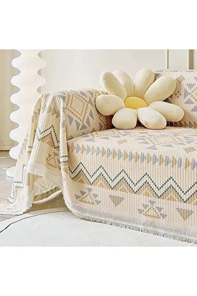 Yelajoy غطاء أريكة وافل، غطاء أريكة بوهو، غطاء أريكة مقسم غير قابل للانزلاق و...