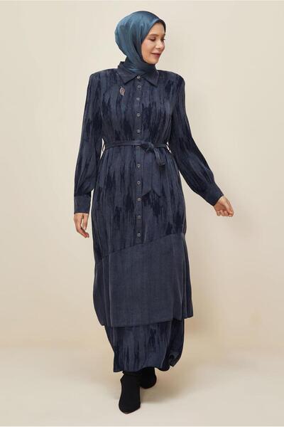 Alvina Plus Size Belted Dress 20885