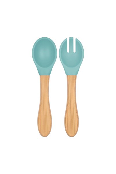Hype Store Food Spoon + Fork - Aqua