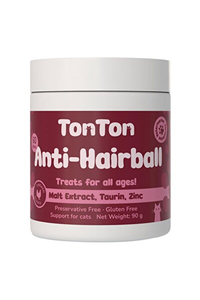 Hype Store Tonton Glutensiz Anti-Hairball Malt 60 Tablet(Yumuşak&Çiğnenebilir...