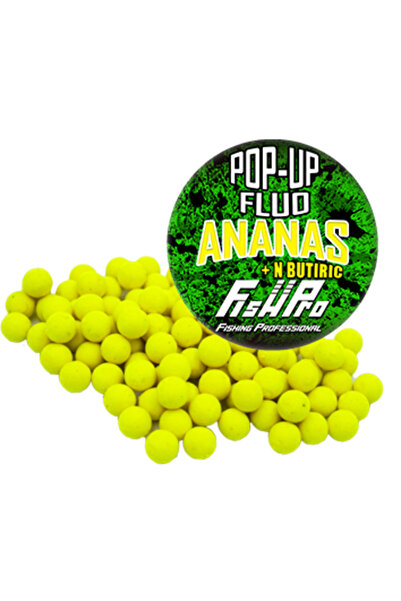 Fish Pro Pop Up Fhp 9Mm Yellow Pineapple 40G