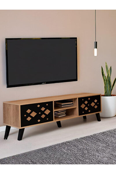 BEC22 TV cabinet - 160 cm - Modern design and ideal storage capacity