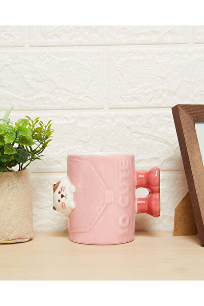 REDTAG Pink Cat Mug (11Oz)