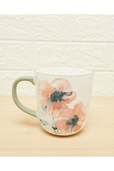 REDTAG Multicolor Floral Pad Print Mug