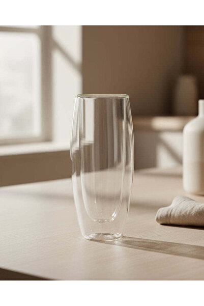 REDTAG Borosilicate Double Wall Flute Shape Glass