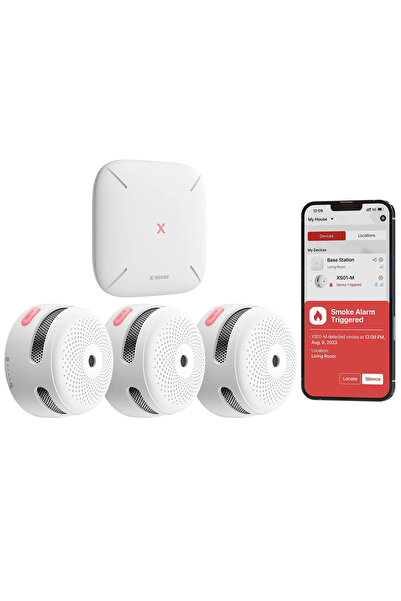 X-Sense Akıllı Duman Dedektörü (3x XS01-M + SBS50), Model FS31