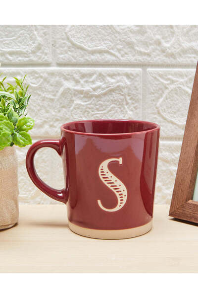 REDTAG Red Glaze Alphabet Mug-S