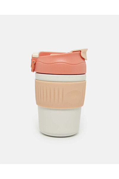 REDTAG Pink And White Travel Mug