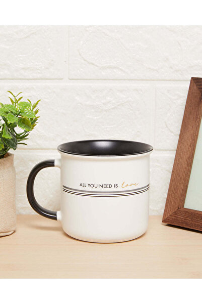 REDTAG Black And White All You Need Is Love Mug