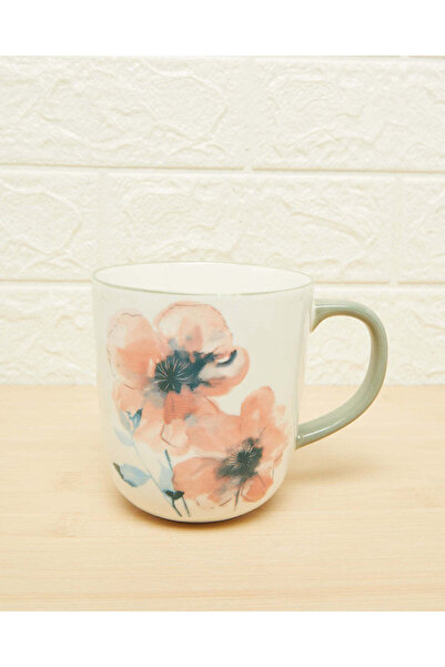 REDTAG Multicolor Floral Pad Print Mug