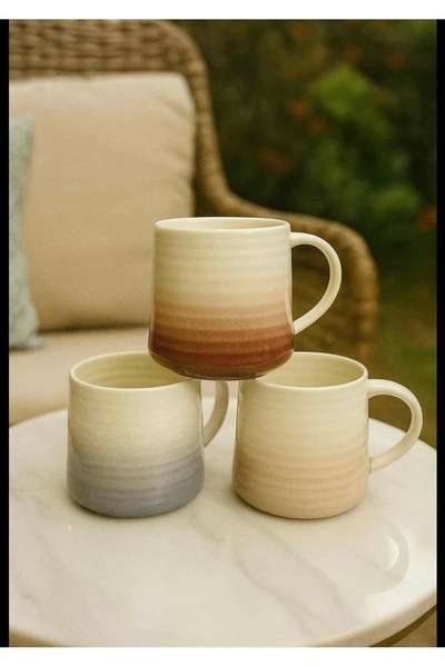 Generic Ceramic coffee mug with a gradient color design,