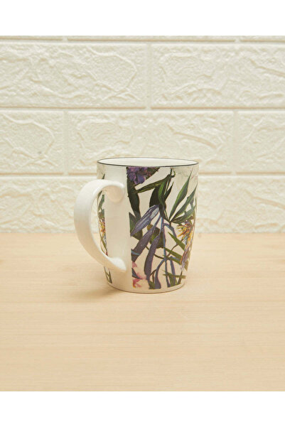 REDTAG Multicolour Leaves Print Mug
