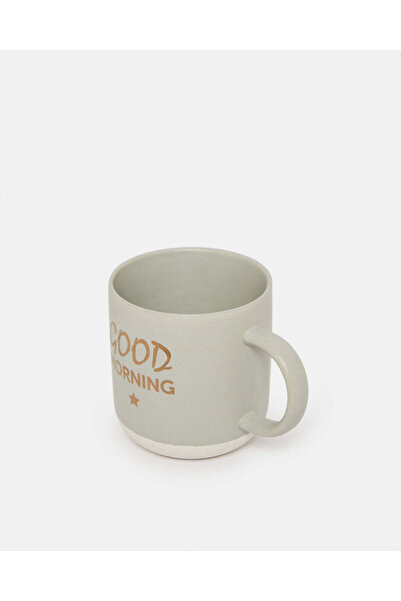 REDTAG Grey Good Morning Beautiful Mug (13 Oz)