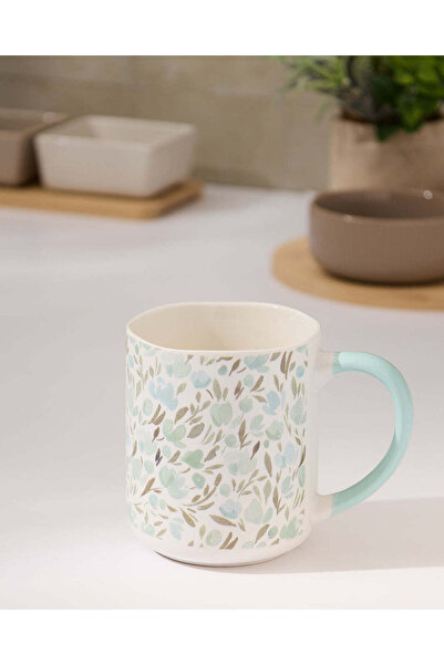 REDTAG كوب مطبوع عليه زهور خضراء