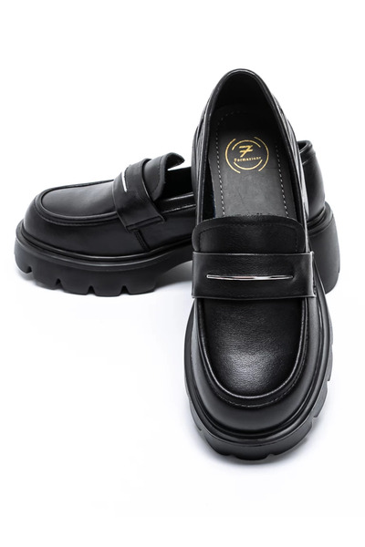 FORMAZIONE Γυναικεία Casual Παπούτσια από Γνήσιο Δέρμα 66319 Μαύρα