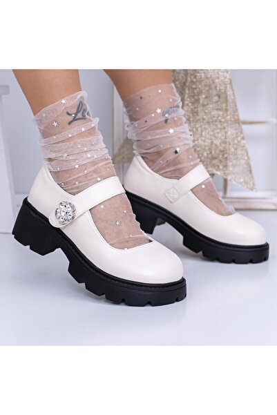 mei Women's Casual Shoes 3WL192 Beige